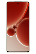 NoXx Hoes Geschikt voor OnePlus Nord 3 Hoesje Cover Siliconen Back Case Hoes Met Screenprotector - Wit