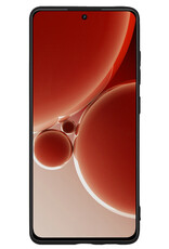 NoXx Hoes Geschikt voor OnePlus Nord 3 Hoesje Cover Siliconen Back Case Hoes Met Screenprotector - Zwart