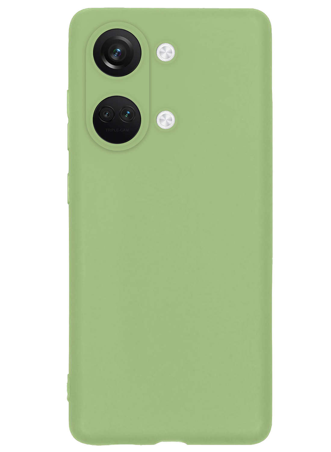 NoXx Hoes Geschikt voor OnePlus Nord 3 Hoesje Cover Siliconen Back Case Hoes Met 2x Screenprotector - Groen