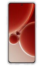 NoXx Hoes Geschikt voor OnePlus Nord 3 Hoesje Cover Siliconen Back Case Hoes Met 2x Screenprotector - Transparant