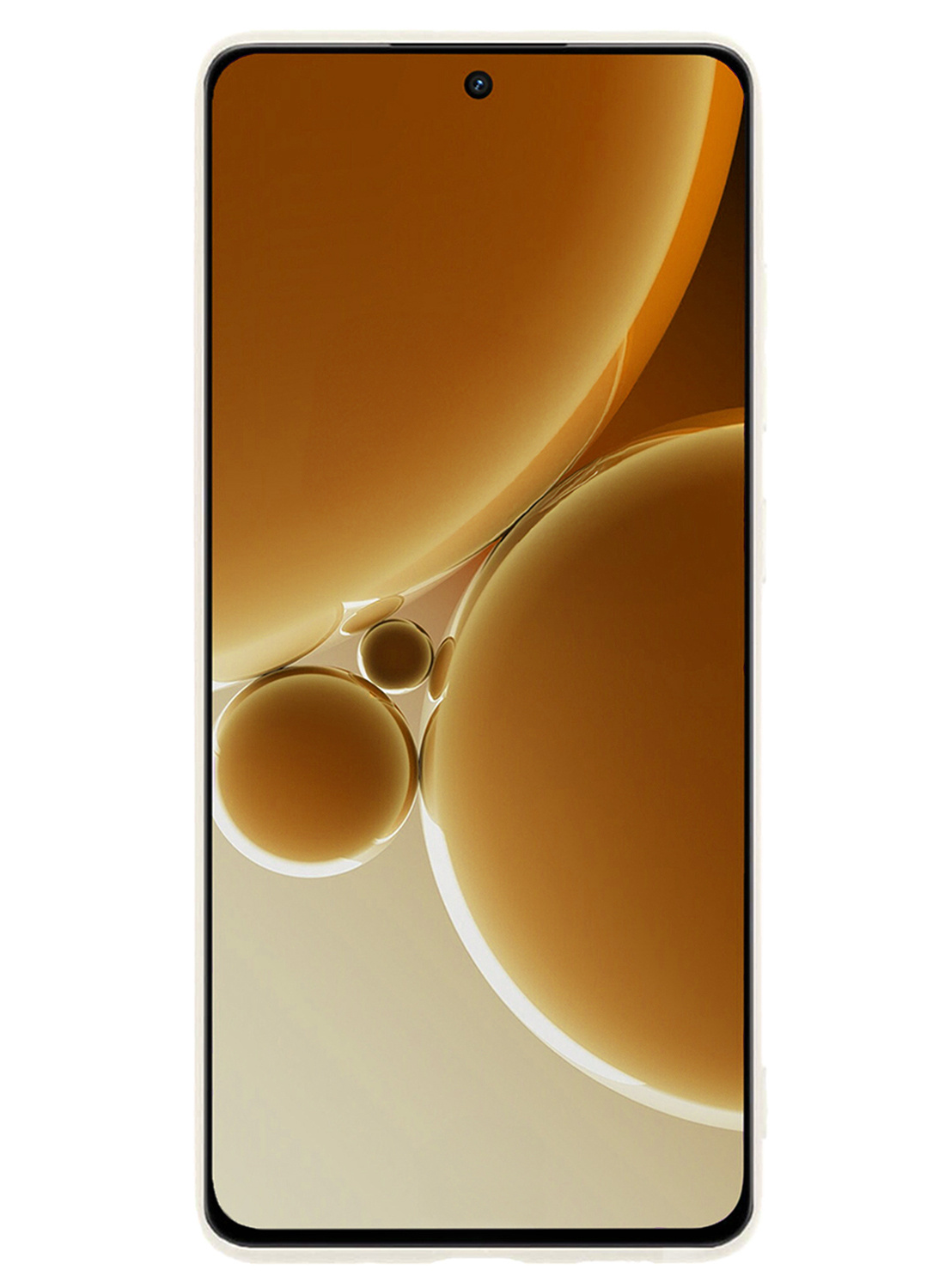 Nomfy Hoesje Geschikt voor OnePlus Nord 3 Hoesje Siliconen Cover Case Met Screenprotector - Hoes Geschikt voor OnePlus Nord 3 Hoes Back Case - Wit