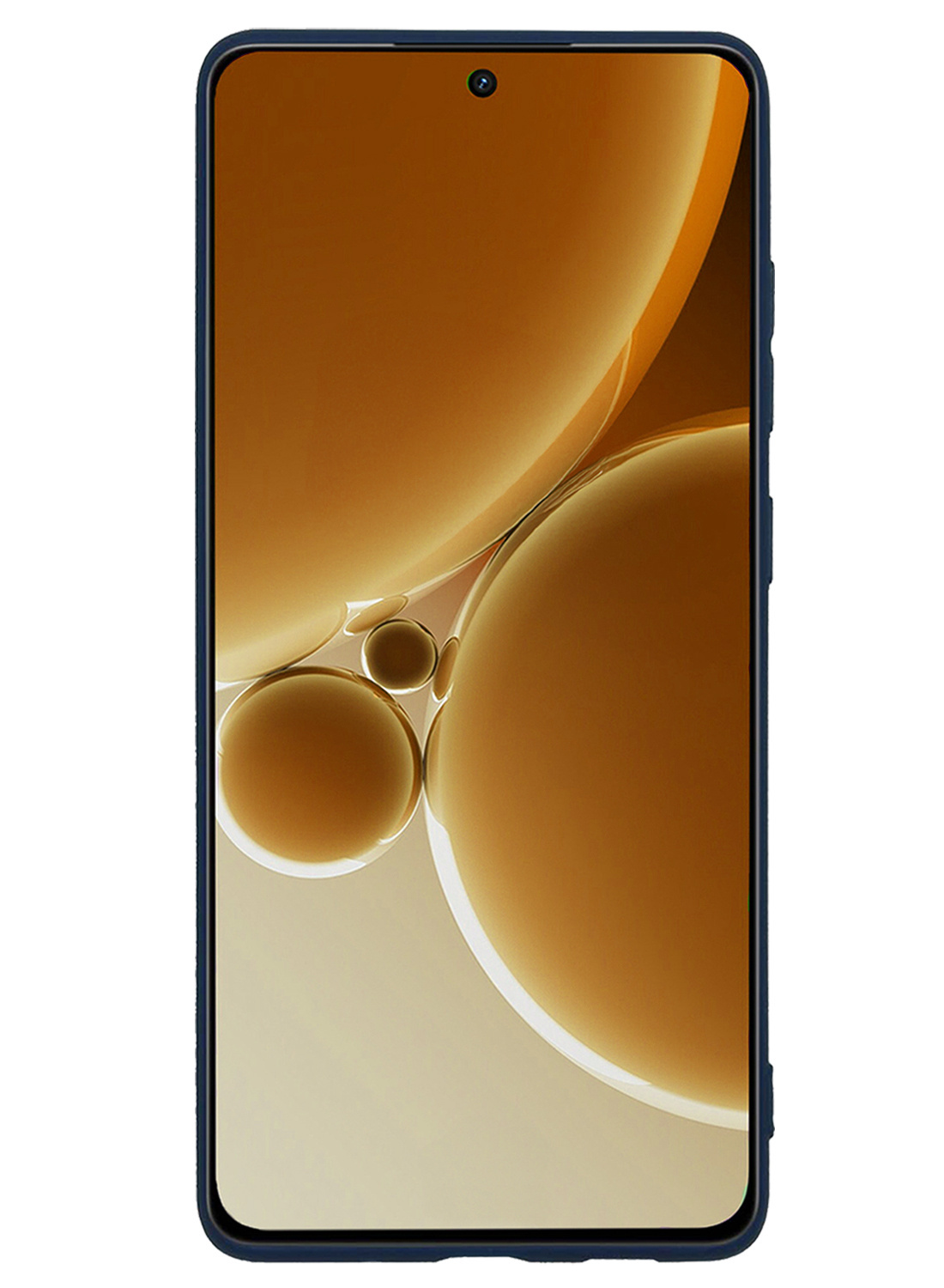 Nomfy Hoesje Geschikt voor OnePlus Nord 3 Hoesje Siliconen Cover Case Met 2x Screenprotector - Hoes Geschikt voor OnePlus Nord 3 Hoes Back Case - Donkerblauw