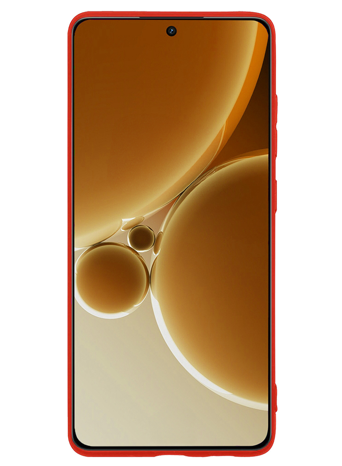 Nomfy Hoesje Geschikt voor OnePlus Nord 3 Hoesje Siliconen Cover Case Met 2x Screenprotector - Hoes Geschikt voor OnePlus Nord 3 Hoes Back Case - Rood