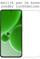 BASEY. Hoes Geschikt voor OnePlus Nord 3 Hoesje Bookcase Hoes Flip Case Book Cover Met Screenprotector - Hoesje Geschikt voor OnePlus Nord 3 Hoes Book Case Hoesje - Paars