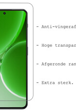 BASEY. Hoes Geschikt voor OnePlus Nord 3 Hoesje Bookcase Hoes Flip Case Book Cover Met Screenprotector - Hoesje Geschikt voor OnePlus Nord 3 Hoes Book Case Hoesje - Turquoise