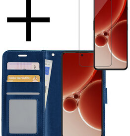 NoXx NoXx OnePlus Nord 3 Hoesje Bookcase Met Screenprotector - Donkerblauw