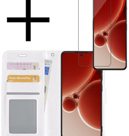 NoXx NoXx OnePlus Nord 3 Hoesje Bookcase Met Screenprotector - Wit