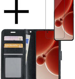 NoXx NoXx OnePlus Nord 3 Hoesje Bookcase Met Screenprotector - Zwart