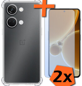 Nomfy Nomfy OnePlus Nord 3 Hoesje Shockproof Met 2x Screenprotector