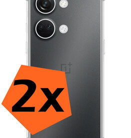 Nomfy Nomfy OnePlus Nord 3 Hoesje Shockproof - Transparant - 2 PACK