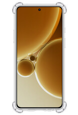 Nomfy Hoesje Geschikt voor OnePlus Nord 3 Hoesje Shock Proof Cover Case Shockproof - Hoes Geschikt voor OnePlus Nord 3 Hoes Siliconen Back Case - Transparant - 2 PACK