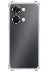 Nomfy Hoesje Geschikt voor OnePlus Nord 3 Hoesje Shock Proof Cover Case Shockproof - Hoes Geschikt voor OnePlus Nord 3 Hoes Siliconen Back Case - Transparant