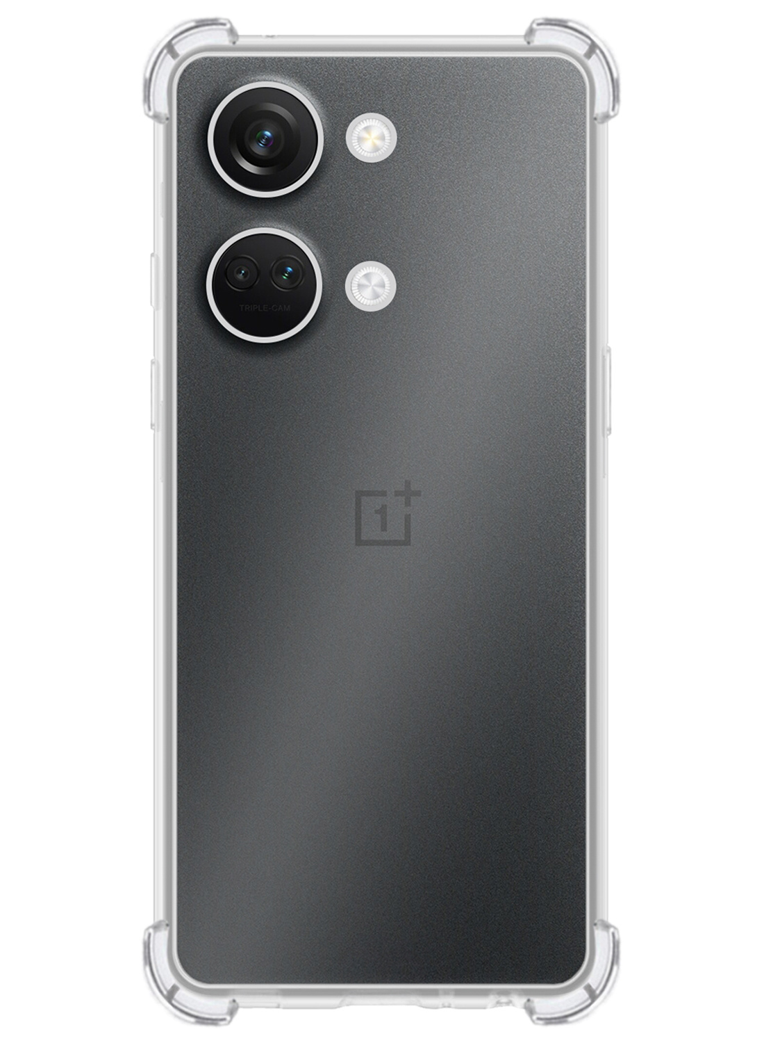 Nomfy Hoesje Geschikt voor OnePlus Nord 3 Hoesje Shock Proof Cover Case Shockproof - Hoes Geschikt voor OnePlus Nord 3 Hoes Siliconen Back Case - Transparant