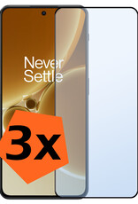 Nomfy Screenprotector Geschikt voor OnePlus Nord 3 Screenprotector Bescherm Glas - Screenprotector Geschikt voor OnePlus Nord 3 Screen Protector Tempered Glass Full Screen Full Cover - 3 PACK