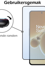 Nomfy Screenprotector Geschikt voor OnePlus Nord 3 Screenprotector Bescherm Glas - Screenprotector Geschikt voor OnePlus Nord 3 Screen Protector Tempered Glass Full Screen Full Cover - 2 PACK