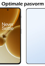Nomfy Screenprotector Geschikt voor OnePlus Nord 3 Screenprotector Bescherm Glas - Screenprotector Geschikt voor OnePlus Nord 3 Screen Protector Tempered Glass Full Screen Full Cover - 2 PACK