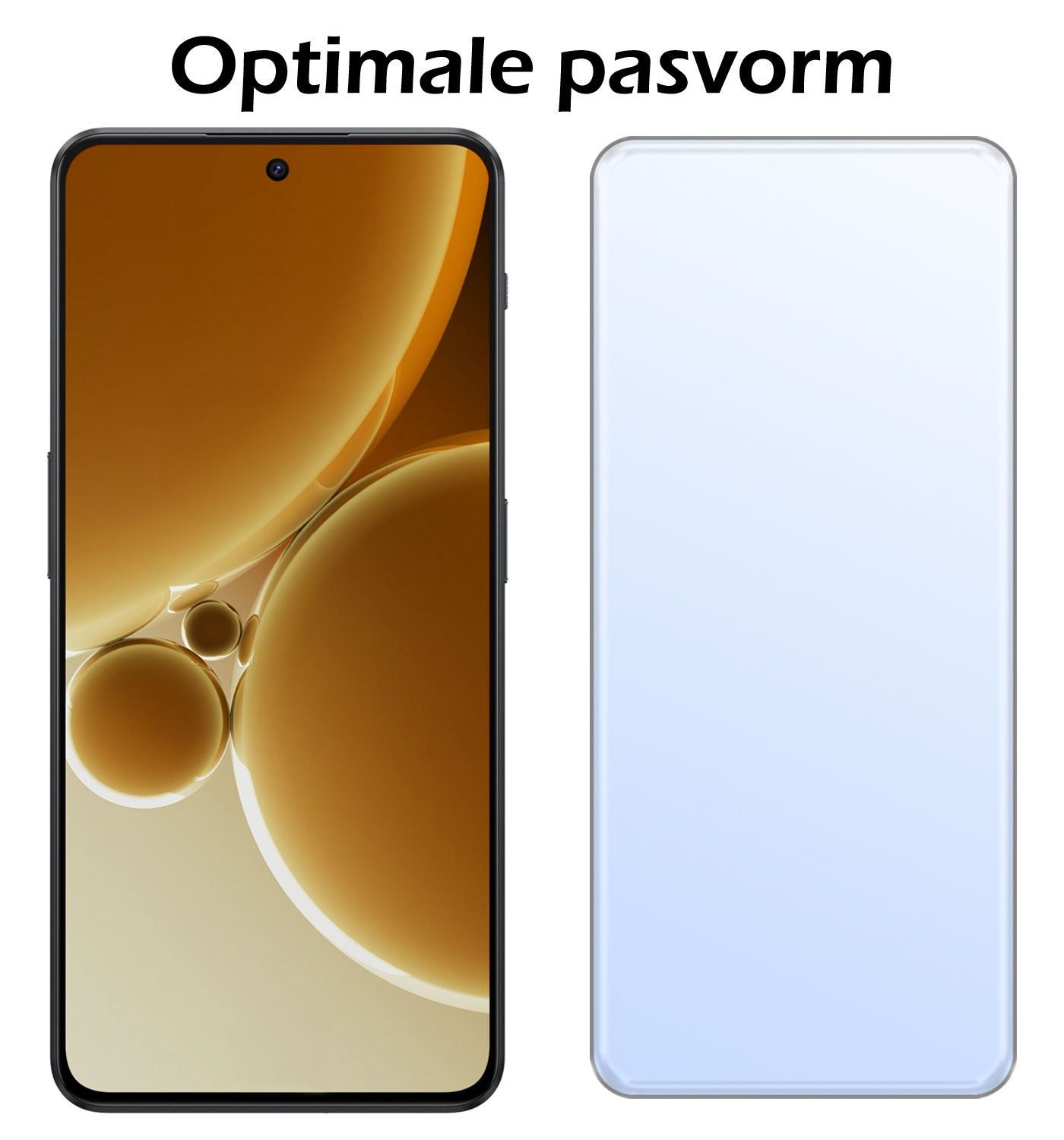 Nomfy Screenprotector Geschikt voor OnePlus Nord 3 Screenprotector Bescherm Glas Tempered Glass - Screenprotector Geschikt voor OnePlus Nord 3 Screen Protector - 2 PACK