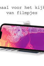 BASEY. Hoes Geschikt voor iPhone 13 Pro Max Hoesje Bookcase Hoes 2-in-1 Cover - Hoesje Geschikt voor iPhone 13 Pro Max Hoes 2-in-1 Hoesje Case - Wit