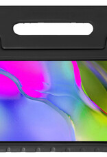 Nomfy Hoes Geschikt voor Samsung Galaxy Tab A 10.1 2019 Hoes Bumper Kindvriendelijk Kids Case Kinderhoes - Hoesje Geschikt voor Samsung Tab A 10.1 2019 Hoesje Shockproof Cover Hoes - Zwart
