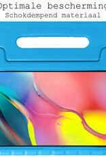BASEY. Hoesje Geschikt voor Samsung Galaxy Tab A 10.1 2019 Hoesje Kinder Hoes Shockproof Kinderhoes - Kindvriendelijk Hoesje Geschikt voor Samsung Tab A 10.1 2019 Hoes Kids Case - Blauw