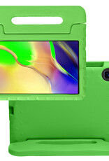 NoXx Hoesje Geschikt voor Samsung Galaxy Tab A 10.1 2019 Hoesje Kinderhoes Shockproof Hoes Kids Case - Groen