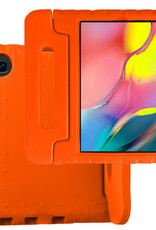 BASEY. Hoesje Geschikt voor Samsung Galaxy Tab A 10.1 2019 Hoesje Kinder Hoes Shockproof Kinderhoes - Kindvriendelijk Hoesje Geschikt voor Samsung Tab A 10.1 2019 Hoes Kids Case - Oranje