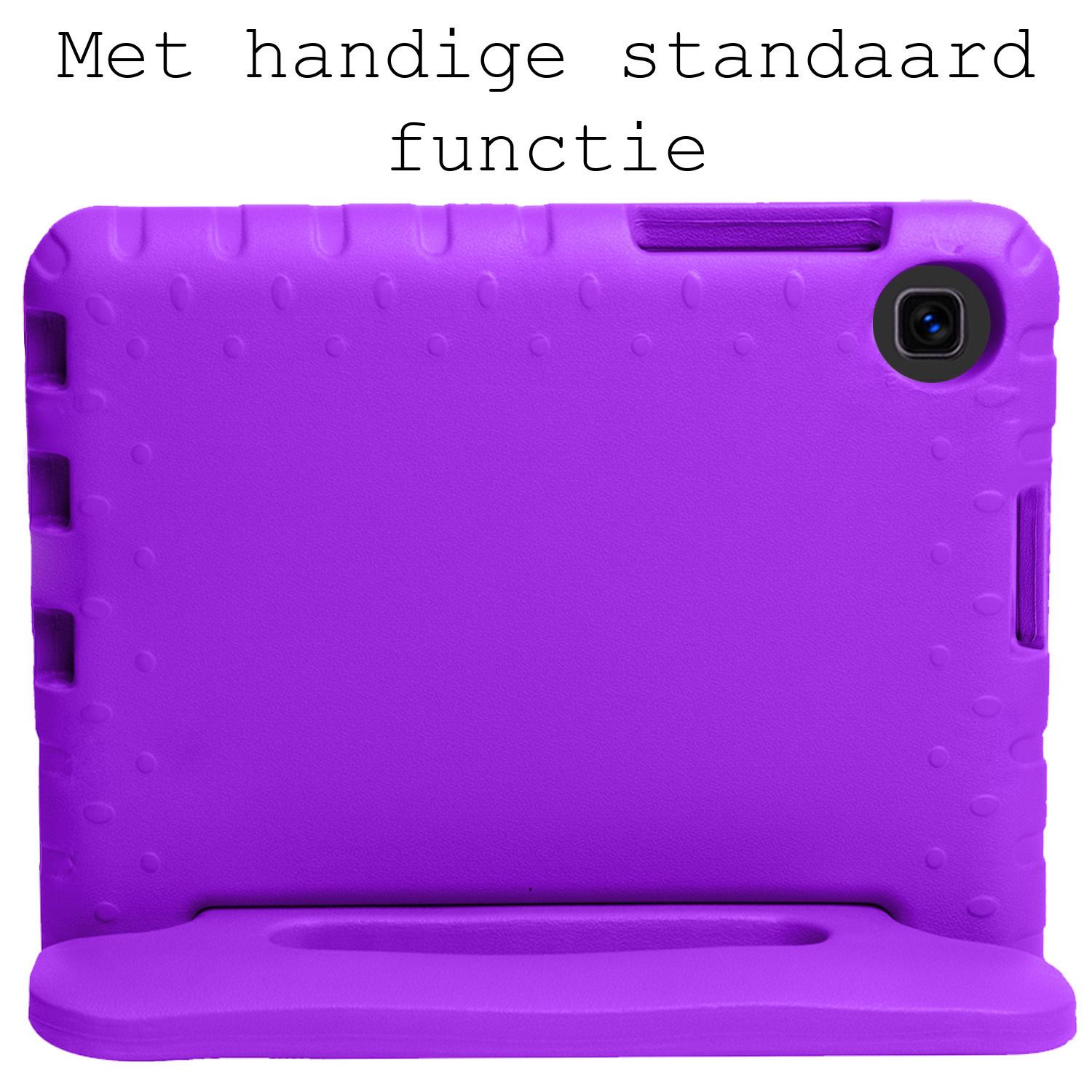 BASEY. Hoesje Geschikt voor Samsung Galaxy Tab A 10.1 2019 Hoesje Kinder Hoes Shockproof Kinderhoes - Kindvriendelijk Hoesje Geschikt voor Samsung Tab A 10.1 2019 Hoes Kids Case - Paars