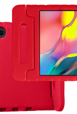 BASEY. Hoesje Geschikt voor Samsung Galaxy Tab A 10.1 2019 Hoesje Kinder Hoes Shockproof Kinderhoes - Kindvriendelijk Hoesje Geschikt voor Samsung Tab A 10.1 2019 Hoes Kids Case - Rood