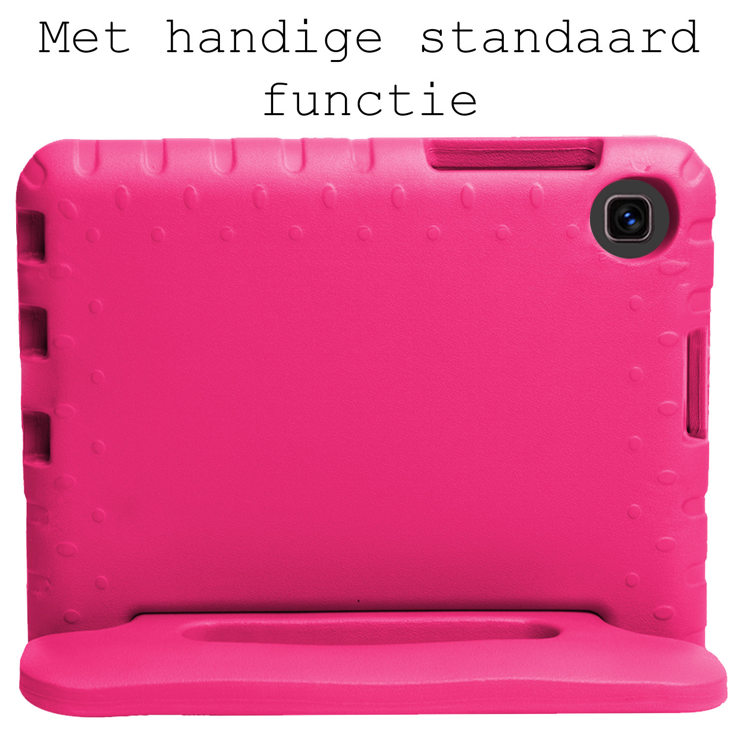 BASEY. Hoesje Geschikt voor Samsung Galaxy Tab A 10.1 2019 Hoesje Kinder Hoes Shockproof Kinderhoes - Kindvriendelijk Hoesje Geschikt voor Samsung Tab A 10.1 2019 Hoes Kids Case - Roze