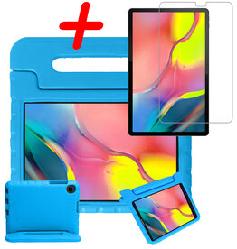 BASEY. BASEY. Samsung Galaxy Tab A 10.1 2019 Kinderhoes Met Screenprotector - Blauw