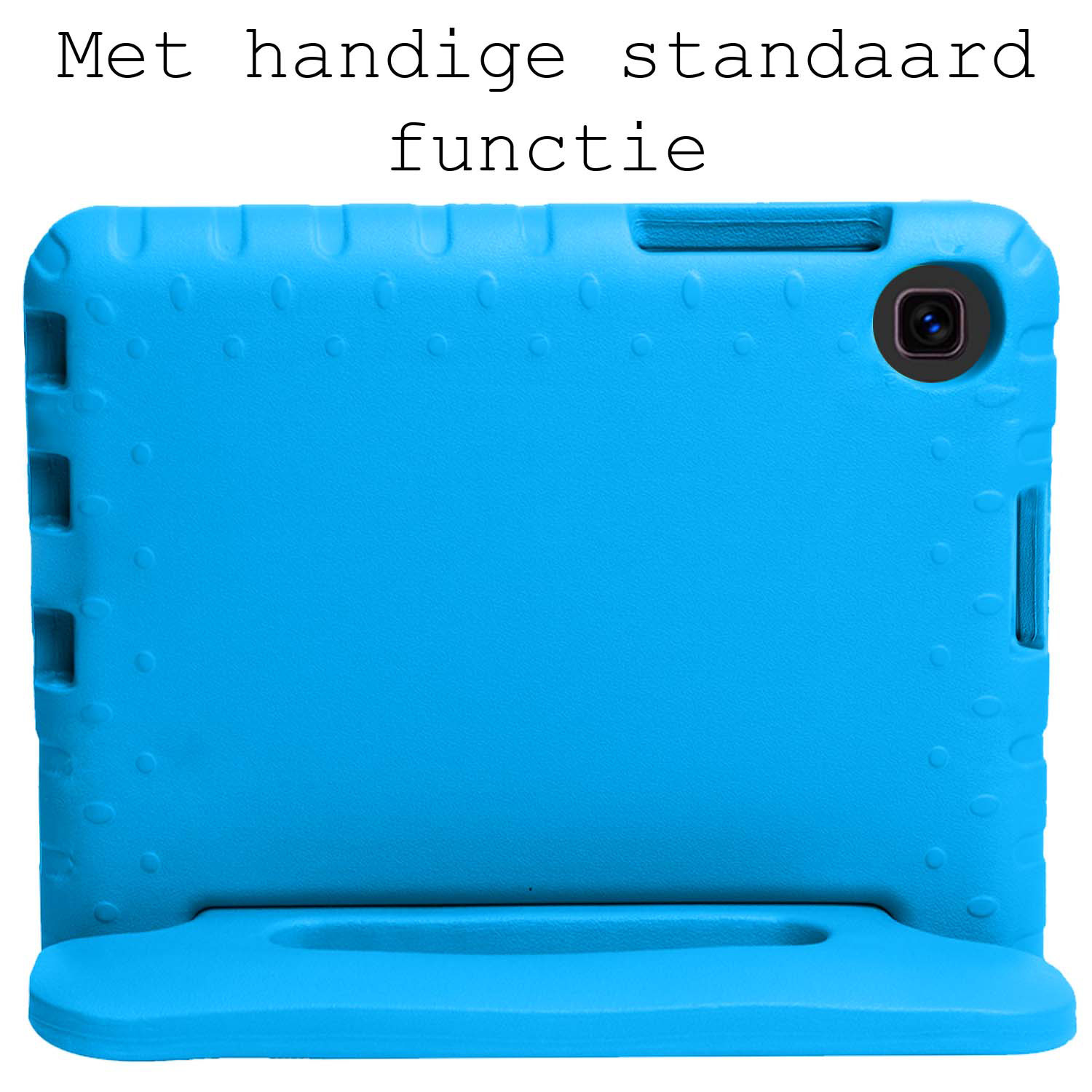 BASEY. Hoesje Geschikt voor Samsung Galaxy Tab A 10.1 2019 Hoesje Kinder Hoes Shockproof Kinderhoes Met Screenprotector - Kindvriendelijk Hoesje Geschikt voor Samsung Tab A 10.1 2019 Hoes Kids Case - Blauw