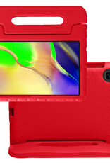 NoXx Hoesje Geschikt voor Samsung Galaxy Tab A 10.1 2019 Hoesje Kinderhoes Shockproof Hoes Kids Case - Rood