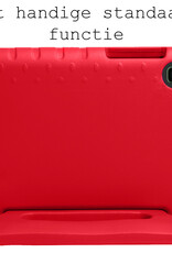 BASEY. Hoesje Geschikt voor Samsung Galaxy Tab A 10.1 2019 Hoesje Kinder Hoes Shockproof Kinderhoes Met Screenprotector - Kindvriendelijk Hoesje Geschikt voor Samsung Tab A 10.1 2019 Hoes Kids Case - Rood