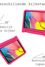 BASEY. Hoesje Geschikt voor Samsung Galaxy Tab A 10.1 2019 Hoesje Kinder Hoes Shockproof Kinderhoes Met Screenprotector - Kindvriendelijk Hoesje Geschikt voor Samsung Tab A 10.1 2019 Hoes Kids Case - Roze