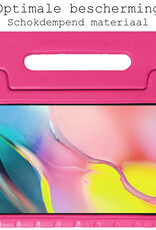 BASEY. Hoesje Geschikt voor Samsung Galaxy Tab A 10.1 2019 Hoesje Kinder Hoes Shockproof Kinderhoes Met Screenprotector - Kindvriendelijk Hoesje Geschikt voor Samsung Tab A 10.1 2019 Hoes Kids Case - Roze
