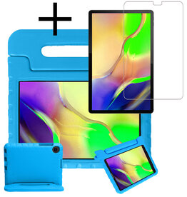 NoXx NoXx Samsung Galaxy Tab A 10.1 2019 Kinderhoes Met Screenprotector - Blauw