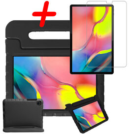 BASEY. BASEY. Samsung Galaxy Tab A 10.1 2019 Kinderhoes Met Screenprotector - Zwart