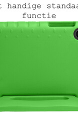 BASEY. Hoesje Geschikt voor Samsung Galaxy Tab A 10.1 2019 Hoesje Kinder Hoes Shockproof Kinderhoes Met 2x Screenprotector - Kindvriendelijk Hoesje Geschikt voor Samsung Tab A 10.1 2019 Hoes Kids Case - Groen