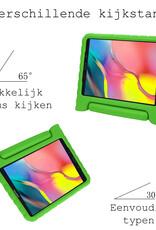 BASEY. Hoesje Geschikt voor Samsung Galaxy Tab A 10.1 2019 Hoesje Kinder Hoes Shockproof Kinderhoes Met 2x Screenprotector - Kindvriendelijk Hoesje Geschikt voor Samsung Tab A 10.1 2019 Hoes Kids Case - Groen