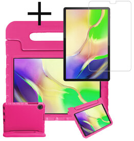 NoXx NoXx Samsung Galaxy Tab A 10.1 2019 Kinderhoes Met Screenprotector - Roze