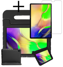 NoXx NoXx Samsung Galaxy Tab A 10.1 2019 Kinderhoes Met Screenprotector - Zwart