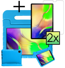 NoXx NoXx Samsung Galaxy Tab A 10.1 2019 Kinderhoes Met 2x Screenprotector - Blauw
