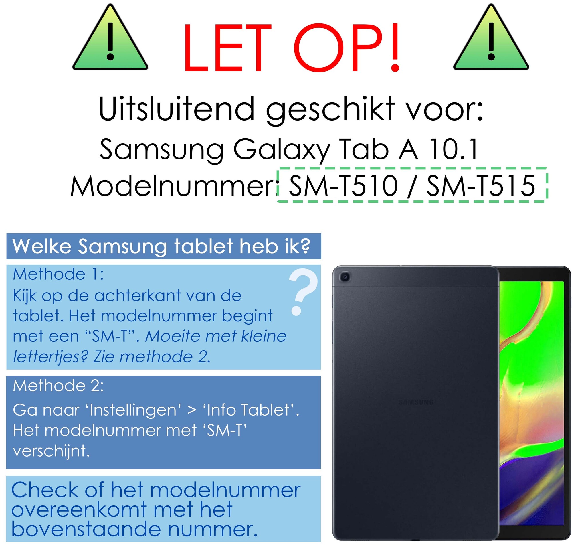 NoXx Hoesje Geschikt voor Samsung Galaxy Tab A 10.1 2019 Hoesje Kinderhoes Shockproof Hoes Kids Case Met 2x Screenprotector - Paars