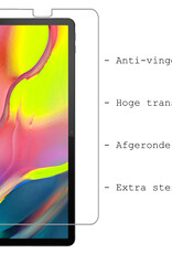 BASEY. Hoesje Geschikt voor Samsung Galaxy Tab A 10.1 2019 Hoesje Kinder Hoes Shockproof Kinderhoes Met 2x Screenprotector - Kindvriendelijk Hoesje Geschikt voor Samsung Tab A 10.1 2019 Hoes Kids Case - Roze