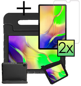 NoXx NoXx Samsung Galaxy Tab A 10.1 2019 Kinderhoes Met 2x Screenprotector - Zwart