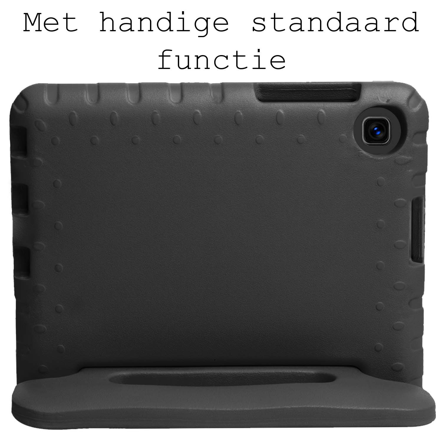 BASEY. Hoesje Geschikt voor Samsung Galaxy Tab A 10.1 2019 Hoesje Kinder Hoes Shockproof Kinderhoes Met 2x Screenprotector - Kindvriendelijk Hoesje Geschikt voor Samsung Tab A 10.1 2019 Hoes Kids Case - Zwart