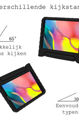 BASEY. Hoesje Geschikt voor Samsung Galaxy Tab A 10.1 2019 Hoesje Kinder Hoes Shockproof Kinderhoes Met 2x Screenprotector - Kindvriendelijk Hoesje Geschikt voor Samsung Tab A 10.1 2019 Hoes Kids Case - Zwart