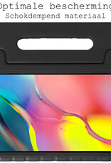 BASEY. Hoesje Geschikt voor Samsung Galaxy Tab A 10.1 2019 Hoesje Kinder Hoes Shockproof Kinderhoes Met 2x Screenprotector - Kindvriendelijk Hoesje Geschikt voor Samsung Tab A 10.1 2019 Hoes Kids Case - Zwart