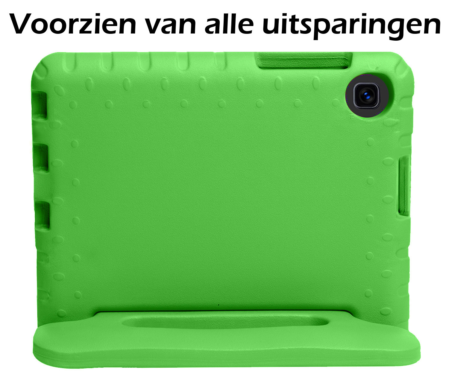 Nomfy Hoes Geschikt voor Samsung Galaxy Tab A 10.1 2019 Hoes Bumper Kindvriendelijk Kids Case Kinderhoes - Hoesje Geschikt voor Samsung Tab A 10.1 2019 Hoesje Shockproof Cover Hoes - Groen