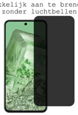 BASEY. Screenprotector Geschikt voor Google Pixel 8 Screenprotector Privacy Beschermglas - Screenprotector Geschikt voor Google Pixel 8 Screen Protector Full Screen Privacy - 2 Stuks
